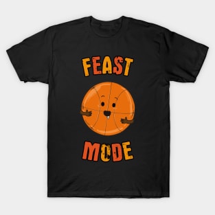 Thanksgiving Basketball Feast Mode T-Shirt